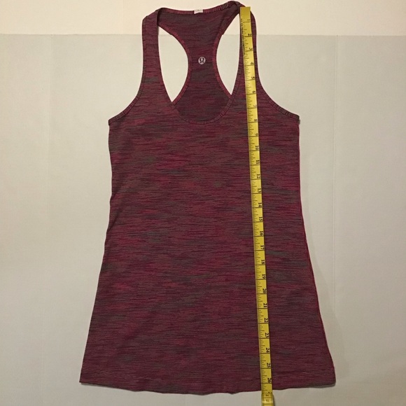 Lululemon Women’s Racerback TankTop Multicolor Space Dye - Picture 6 of 7